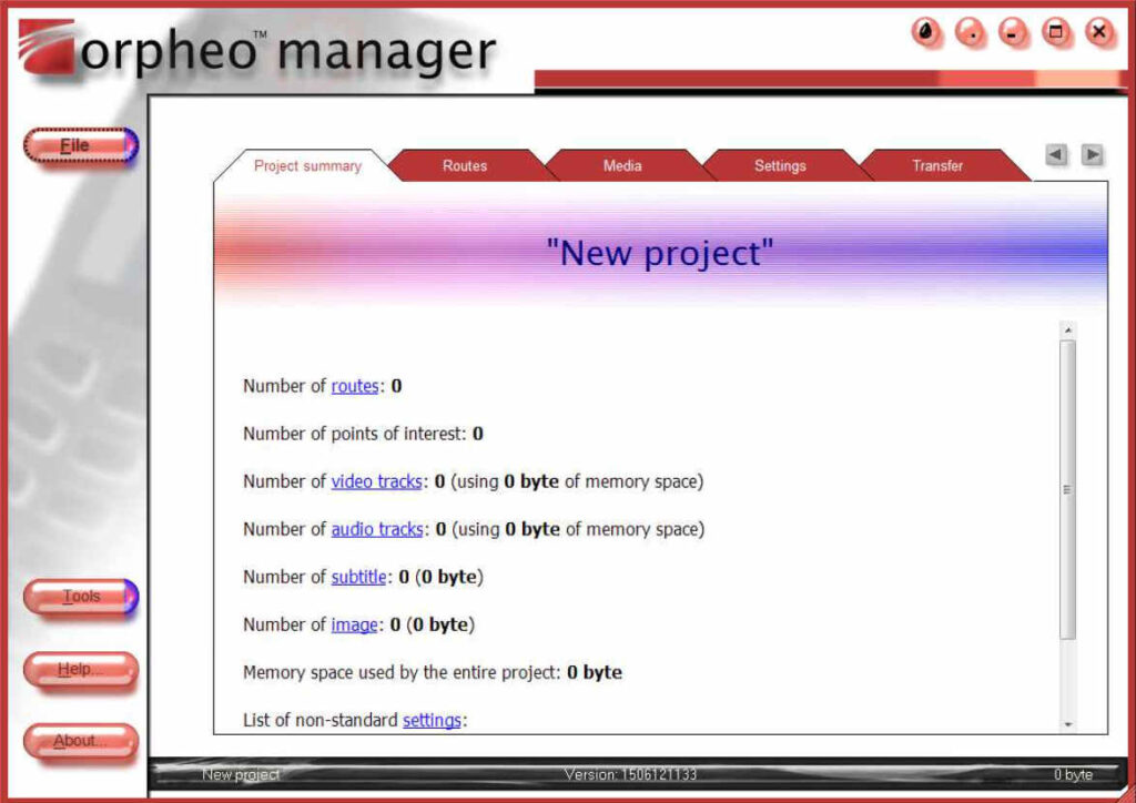 screenshot Orpheo Manager
